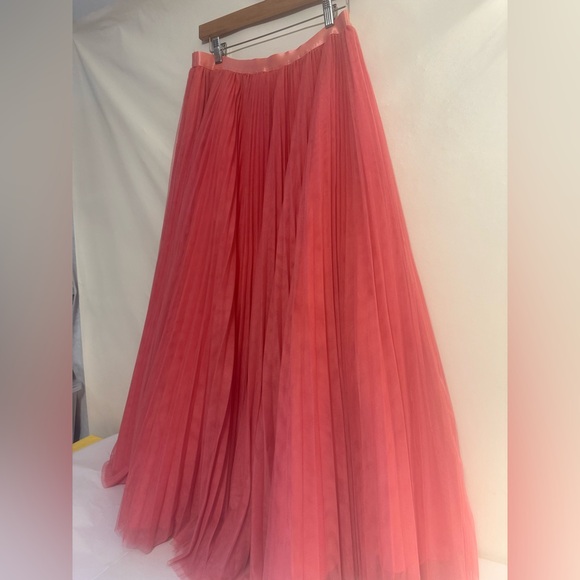 Anthropologie Hutch Pleated Tulle Midi Skirt - Picture 15 of 15